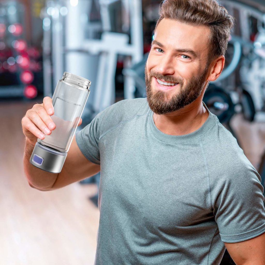 5 Smart Water Bottles That Promote Healthy Drinking Habit - LevelUpWay Glass Hydrogan Generator Water Bottle LevelUpWay Glass Hydrogan Generator Water Bottle