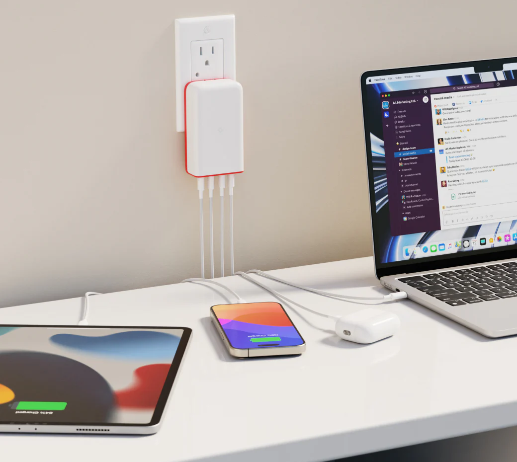 This 4-Port 120W USB-C Charger comes with Find My and Fast Charging - This 4 Port 120W USB C Charger comes with Find My and Fast Charging This 4 Port 120W USB C Charger comes with Find My and Fast Charging