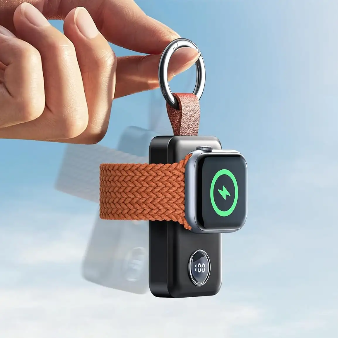 Now you can charge your Apple Watch anywhere with this compact keychain charger - Now you can charge your Apple Watch anywhere with this compact keychain charger Now you can charge your Apple Watch anywhere with this compact keychain charger