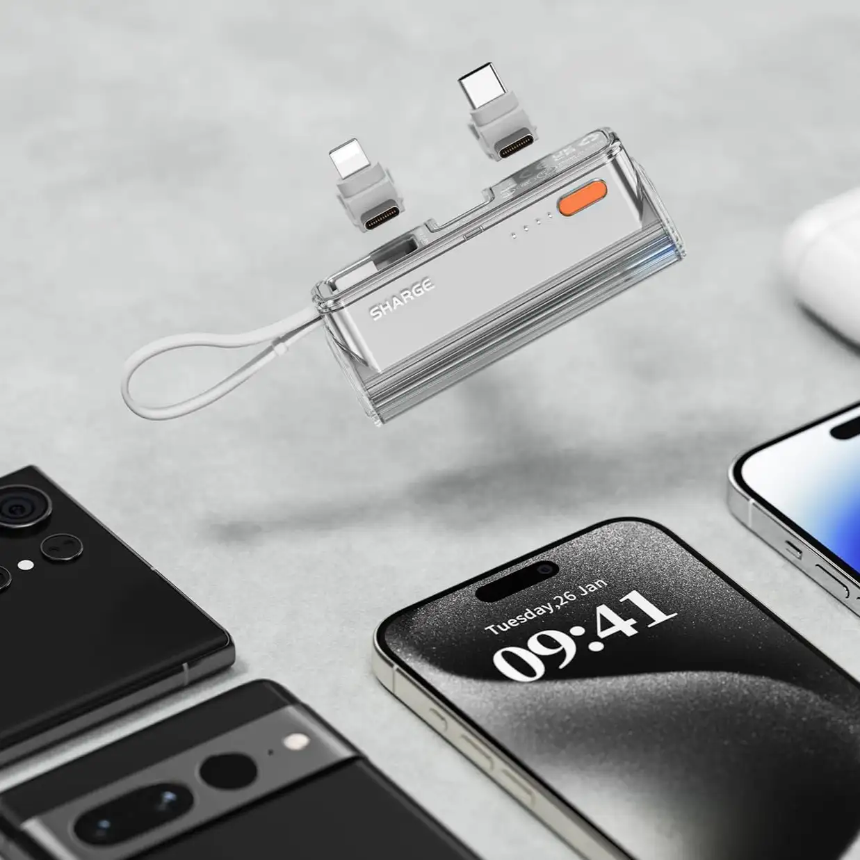 Sharge Flow Mini provides cable free charging on the go