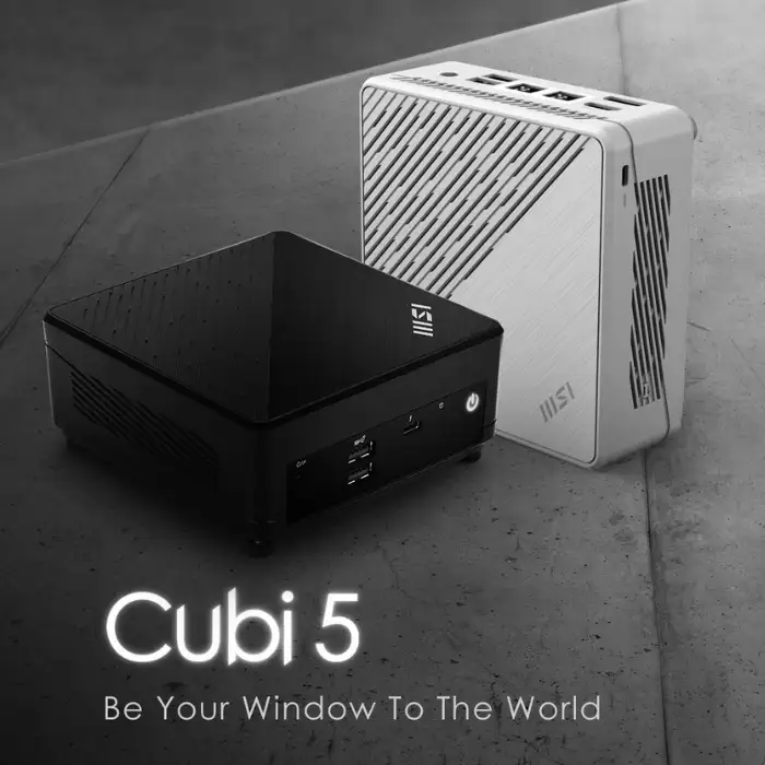 This MSI Cubi 5 Mini PC provides lightning-fast WiFi 6E connectivity
