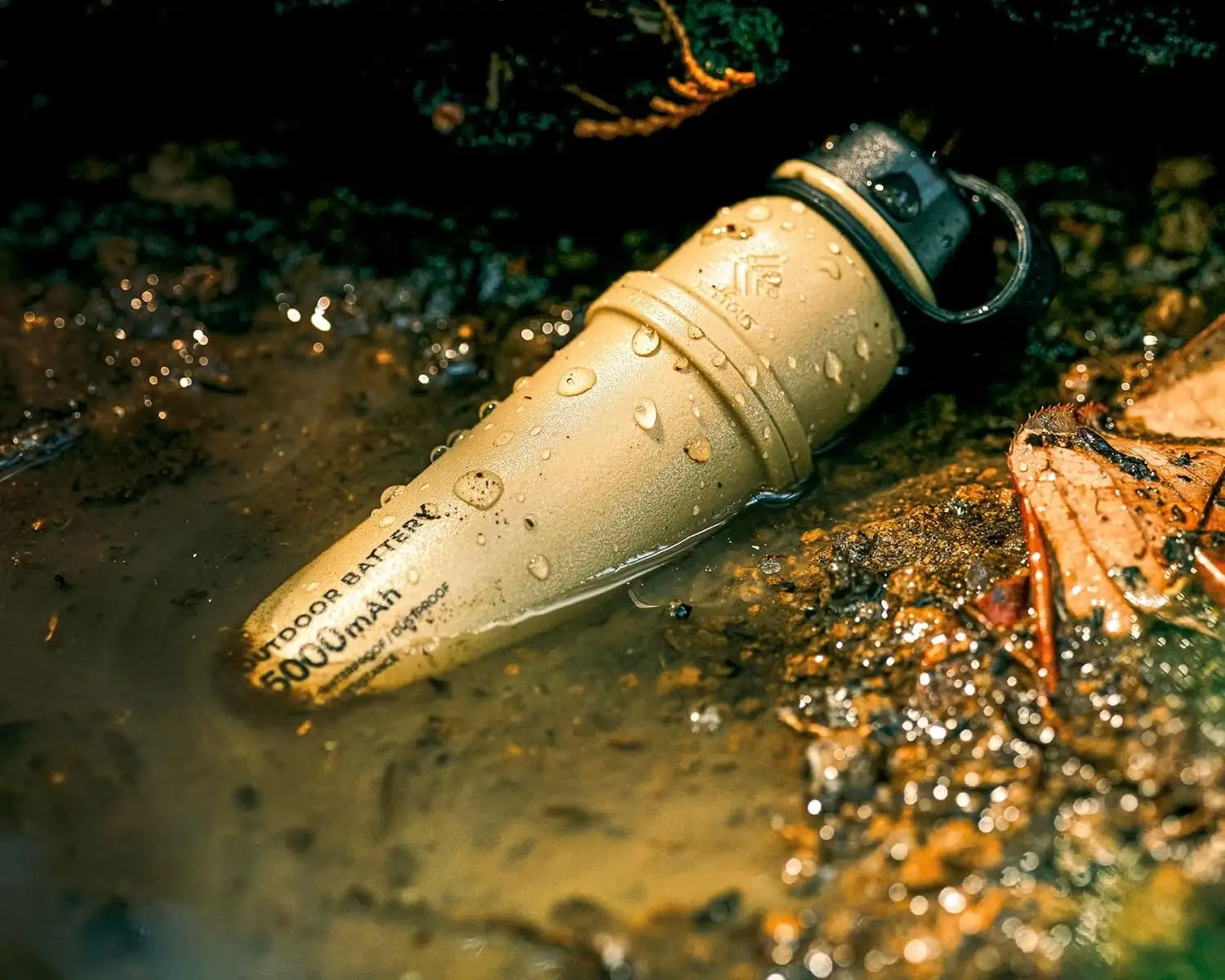 This NESTOUT power bank boasts waterproof and shockproof design for outdoor adventures