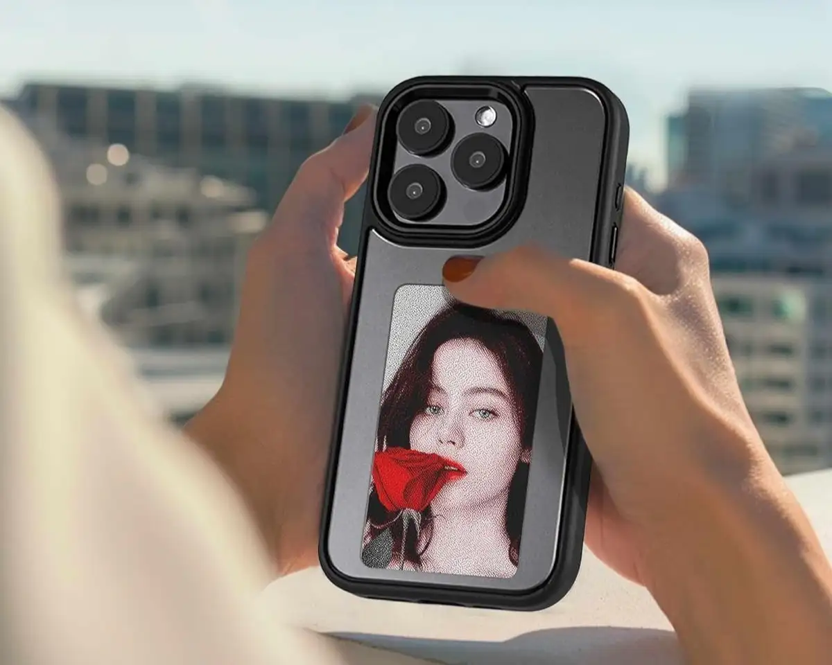 This iPhone case can display your cute custom photo