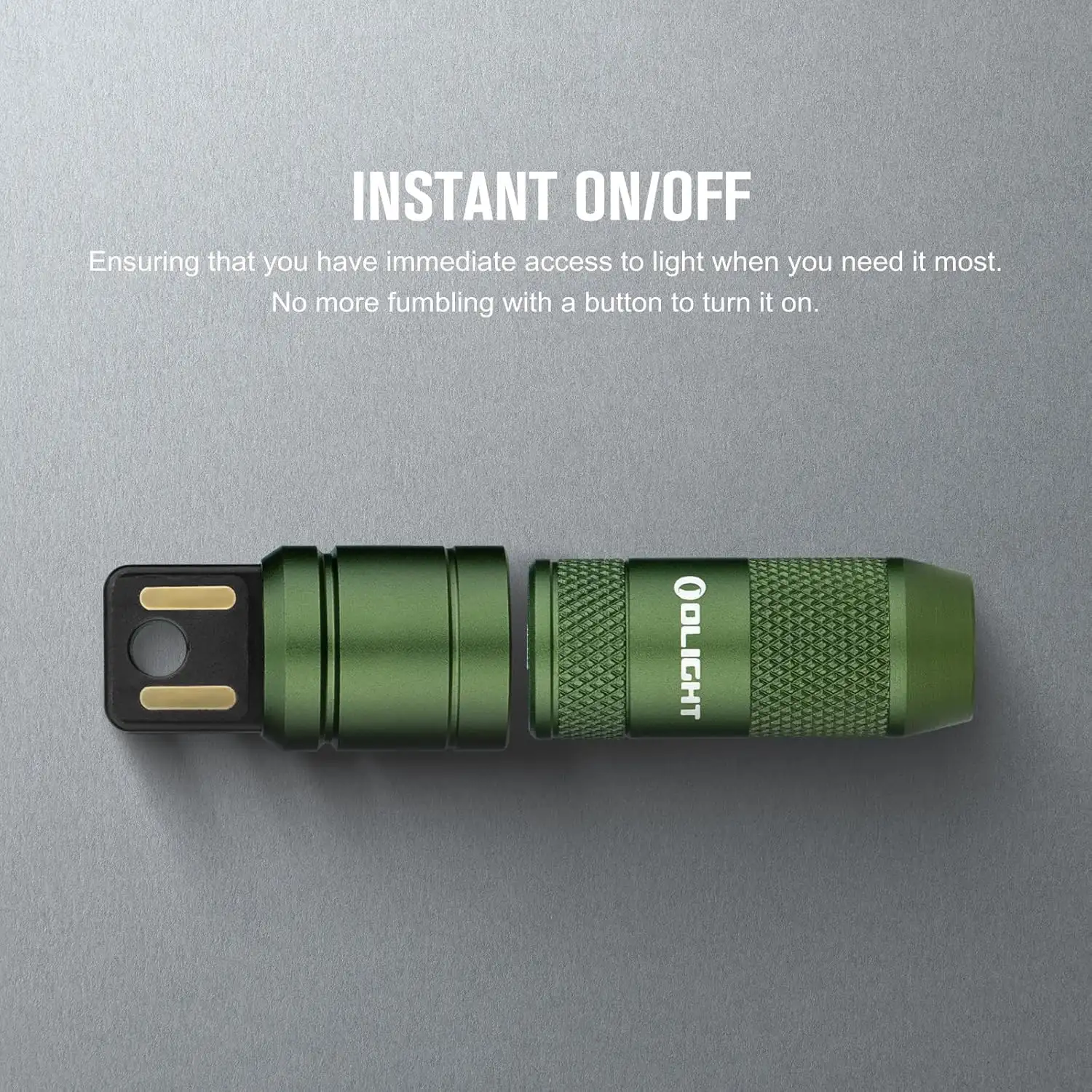This OLIGHT IMINI 2 boasts a strong magnetic base for hands-free use - This OLIGHT IMINI 2 boasts a strong magnetic base for hands free use This OLIGHT IMINI 2 boasts a strong magnetic base for hands-free use