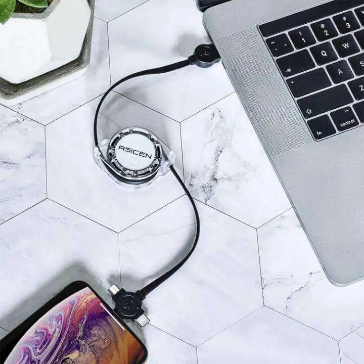 3 in 1 Retractable USB Cable
