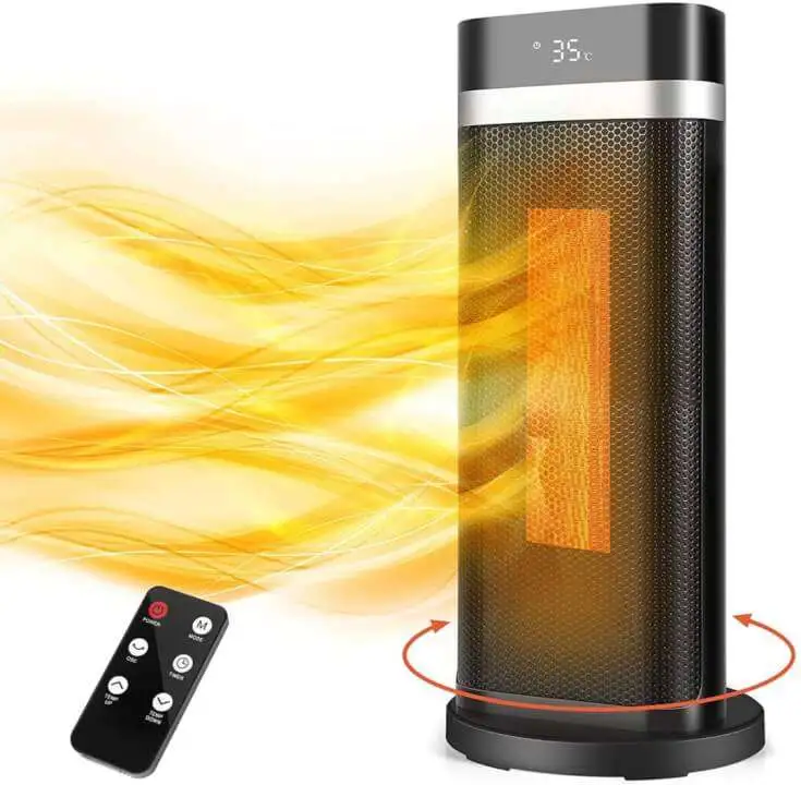 Indoor Oscillating Heater with Adjustable Thermostat - 7191gUEV2uL. AC SL1500 7191gUEV2uL. AC SL1500