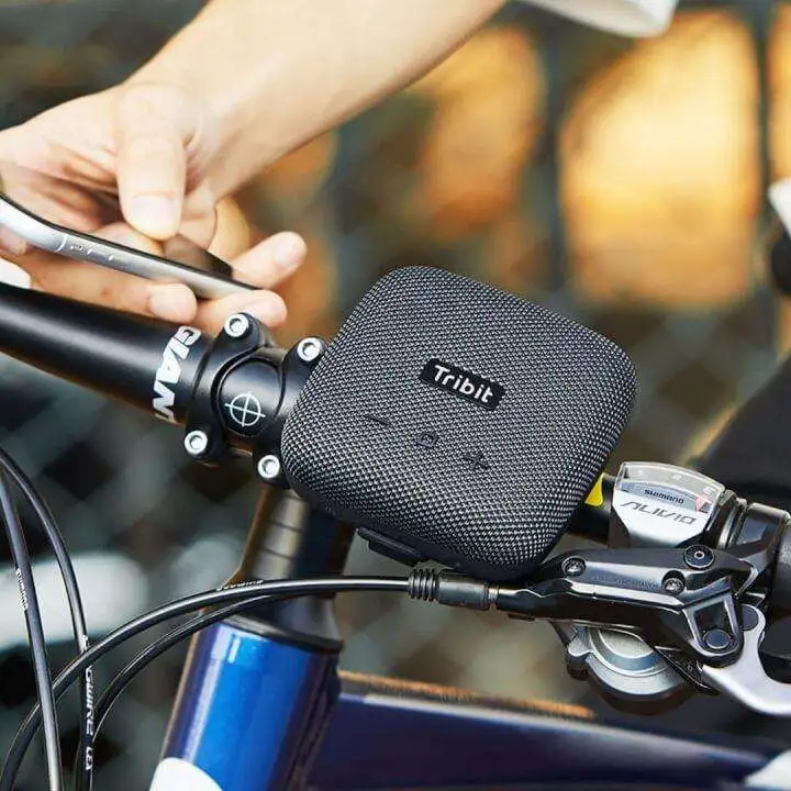 Tribit StormBox Micro Bluetooth Speaker Has a Strap to Attach it Your Bike - 71K1 71K1