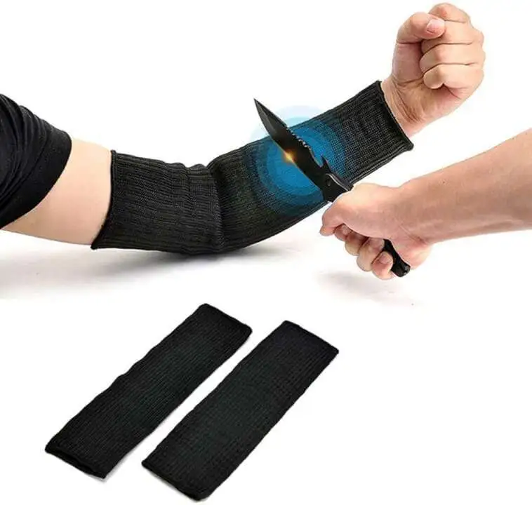 Arm Sleeve to Protect Against Knife Cut and Fire -