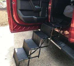 Foldable Non-Slip Car Dog Stairs for High Beds, Trucks, Cars and SUV - 7698667 7698667