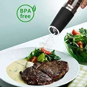 One-Hand Electric Salt and Pepper Grinder - 8ac5e299 29ac 4c2d 8b33 861a4380ba2a. CR026211491149 PT0 SX300 V1 8ac5e299 29ac 4c2d 8b33 861a4380ba2a. CR026211491149 PT0 SX300 V1