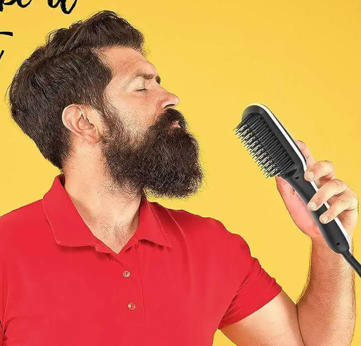 Electric Beard Straightener Brush -