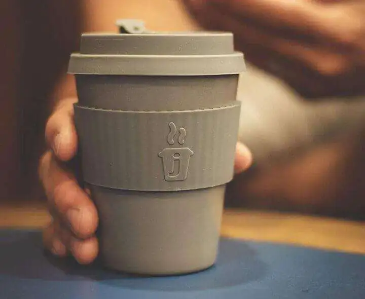 Reusable, Bamboo-Based Coffee Mug - Bamboo Based Coffee Mug Bamboo Based Coffee Mug