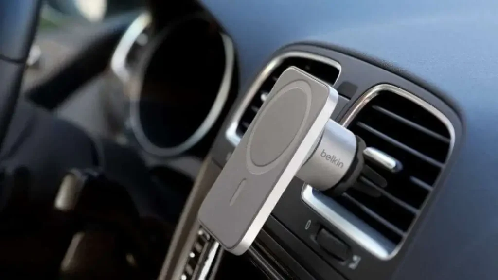12 Must-Have iPhone Accessories to Buy - Belkin MagSafe Car Vent Mount Belkin MagSafe Car Vent Mount