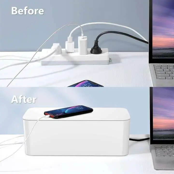 Yecaye Minimalist Cable Management Box - Cable Management Cable Management