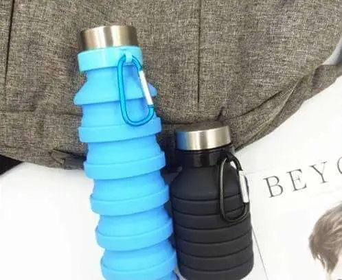 Nefeeko Collapsible Water Bottle Will Save Space When Half Full - Collapsible Water Bottle Collapsible Water Bottle