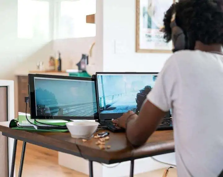 Portable Second Monitor for Laptop - Dual Screen Laptop Dual Screen Laptop