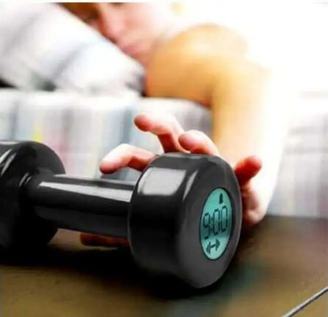 Dumbbell Alarm: Forces You to Wake Up by Exercising - Dumbbell Alarm Dumbbell Alarm