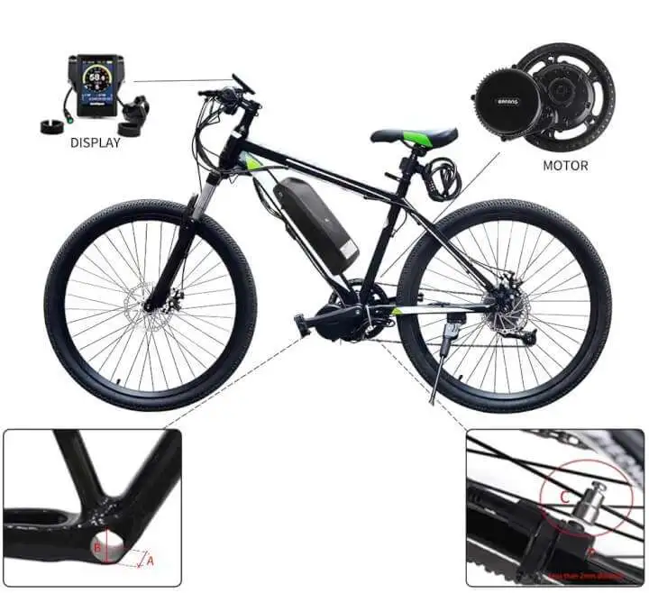E-Bike Conversion Kit: Turn Any Bike into Electric Bike - Ebike conversion kit Ebike conversion kit