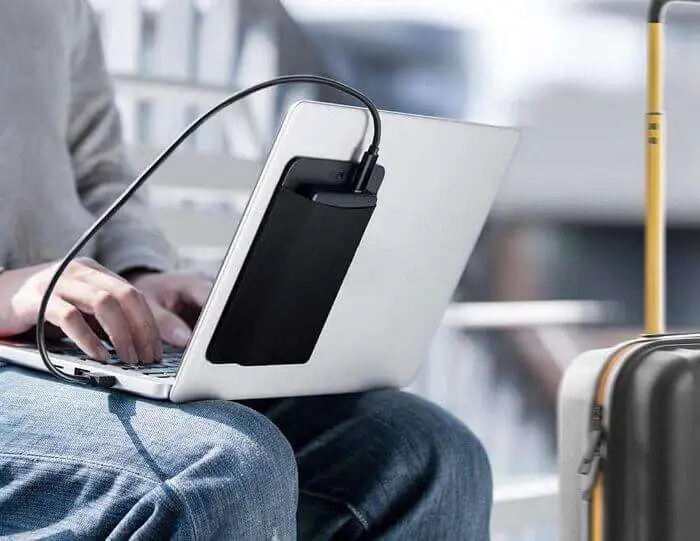 External Hard Drive Holder for Laptops