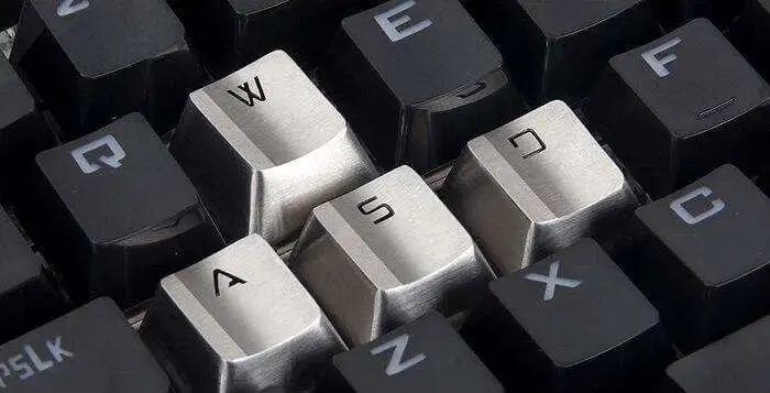 WASD Stainless Steel Keycaps for Gamer - Fitlink FPS MOBA Gaming Keycaps Fitlink FPS MOBA Gaming Keycaps