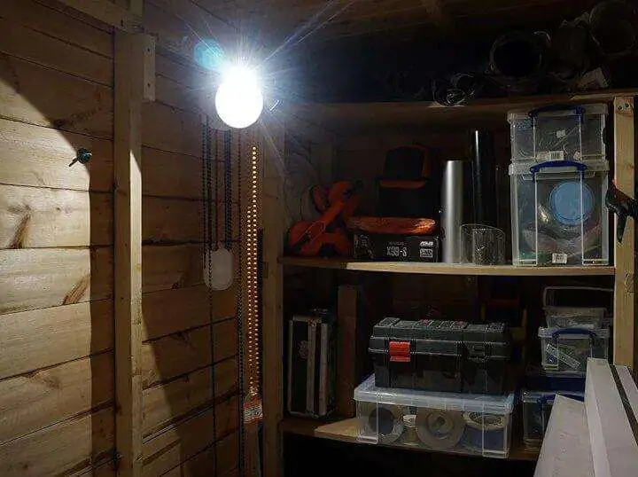 Gravity Powered Portable Lamp