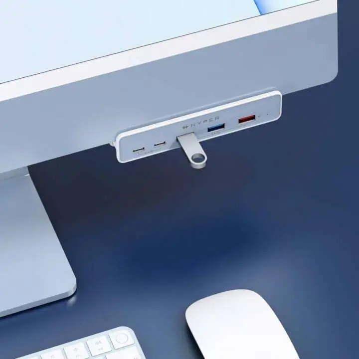 HyperDrive USB Hub Gives iMac Front-Facing Ports With a Sleek Design - HD34A6 Env HD34A6 Env