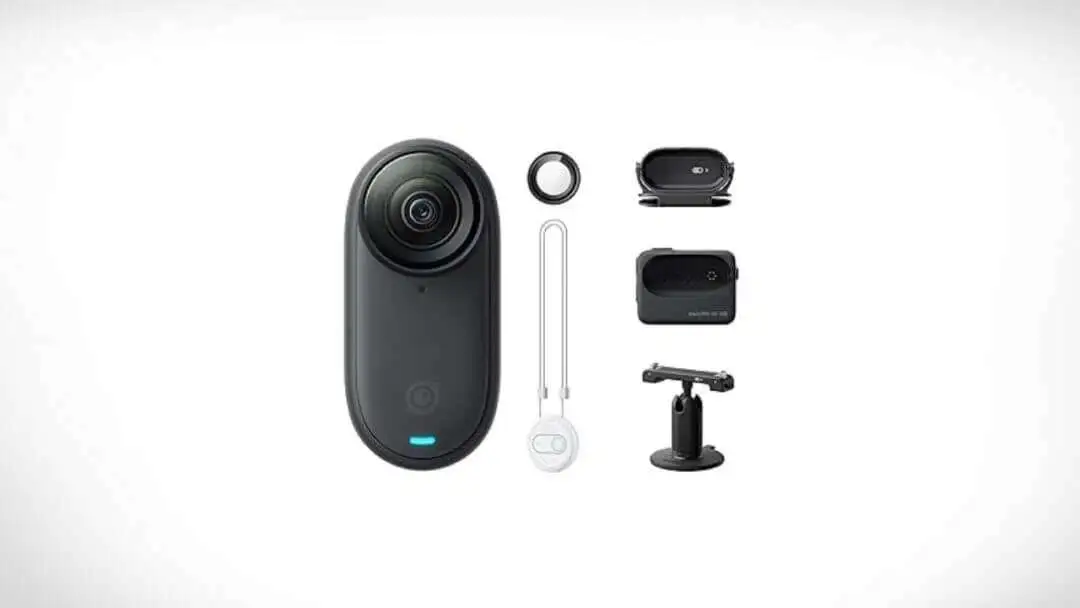 This tiny 4K camera boasts hands-free POVs and 140 min battery life - Insta360 GO 3S 128 GB Black 4K Tiny Portable Vlogging Camera Hands Free POVs Mount Anywhere Stabilization 140 Min Battery Life 10m Waterproof Pet POV Insta360 GO 3S - 128 GB Black 4K Tiny Portable Vlogging Camera, Hands-Free POVs, Mount Anywhere, Stabilization, 140 Min Battery Life, 10m Waterproof, Pet POV