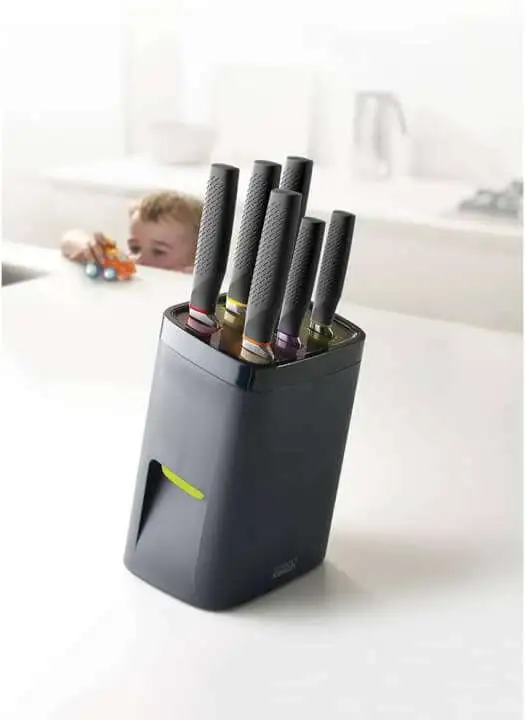 LockBlock Knife Set with Innovative Child-Proof Design - LockBlock Knife Set with Innovative Child Proof Design LockBlock Knife Set with Innovative Child Proof Design