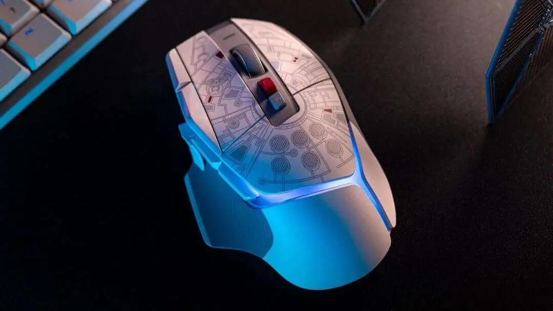 The Popular Logitech G502 Now Has Its Millennium Falcon Edition - Logitech X Plus Millennium Falcon Gaming Mouse 01 Logitech X Plus Millennium Falcon Gaming Mouse 01