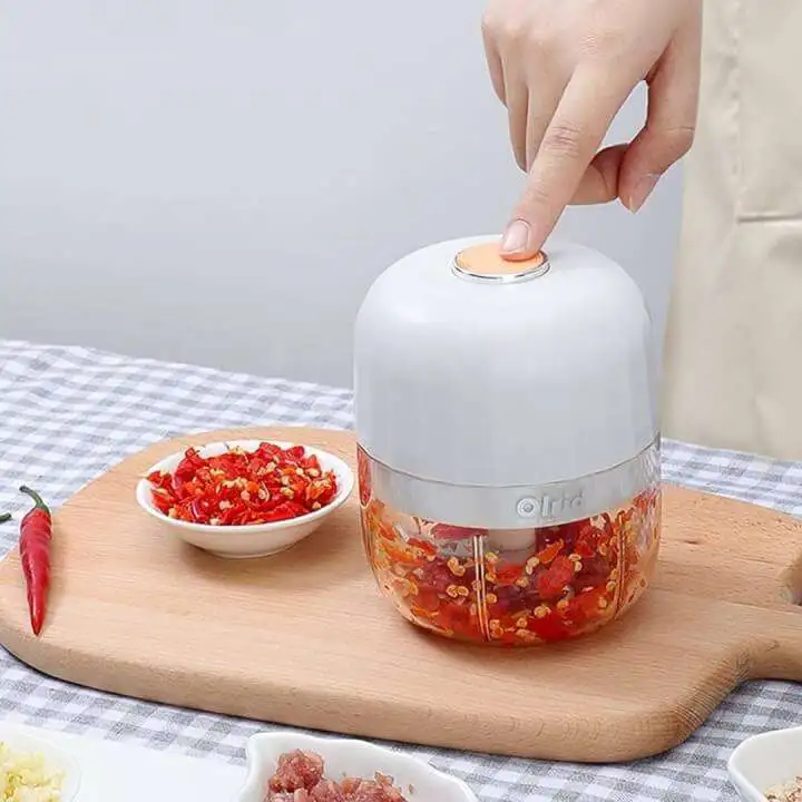 Olrid Electric Mini Garlic Chopper Makes Cooking Easy - Olrid Electric Mini Garlic Chopper Makes Cooking Easy Olrid Electric Mini Garlic Chopper Makes Cooking Easy
