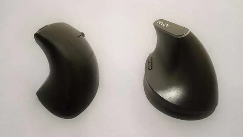 Delux M618D Ergonomic Vertical Mouse Review - Ordinary ergonomic mouse vs Delux M618D Ordinary ergonomic mouse vs Delux M618D