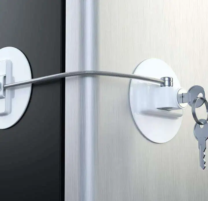 Refrigerator Door Lock