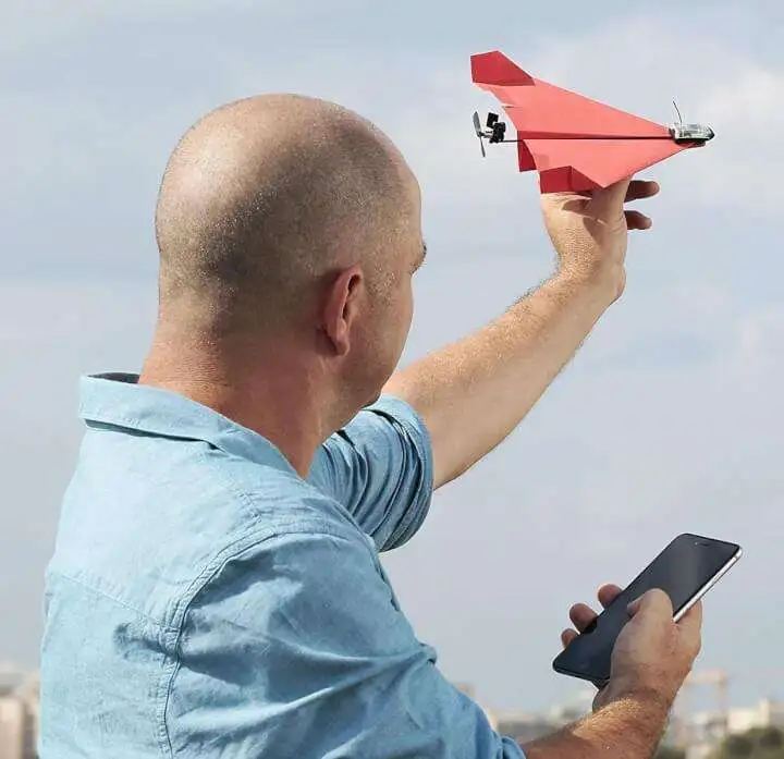 Smartphone Controlled Paper Airplanes