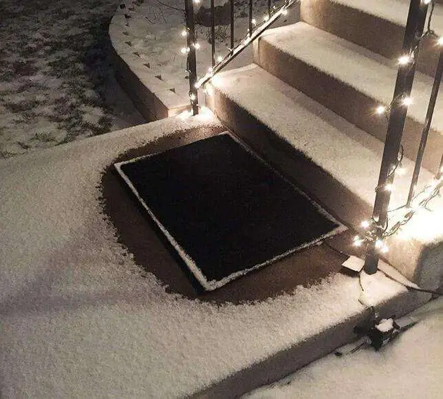 Snow Melting Heated Door Mat - Snow Melting Door Mat Snow Melting Door Mat