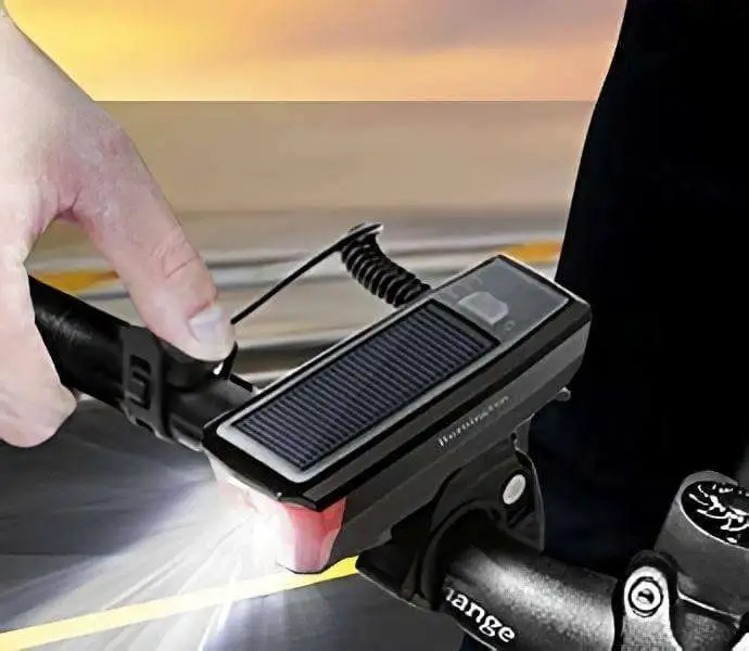 Solar Powered Bike Lights