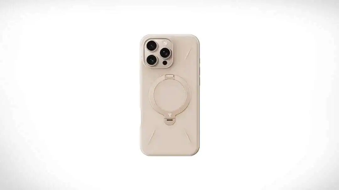 TORRAS 360° Spin Mag Stand for iPhone 16 Pro Max Case, Fit for Magsafe, Mil-STD Protective Hard PC Scratch-Resistant Ostand Case for iPhone 16 Pro Max Phone Case Desert Titanium, Dune Beige, 6.9 inch