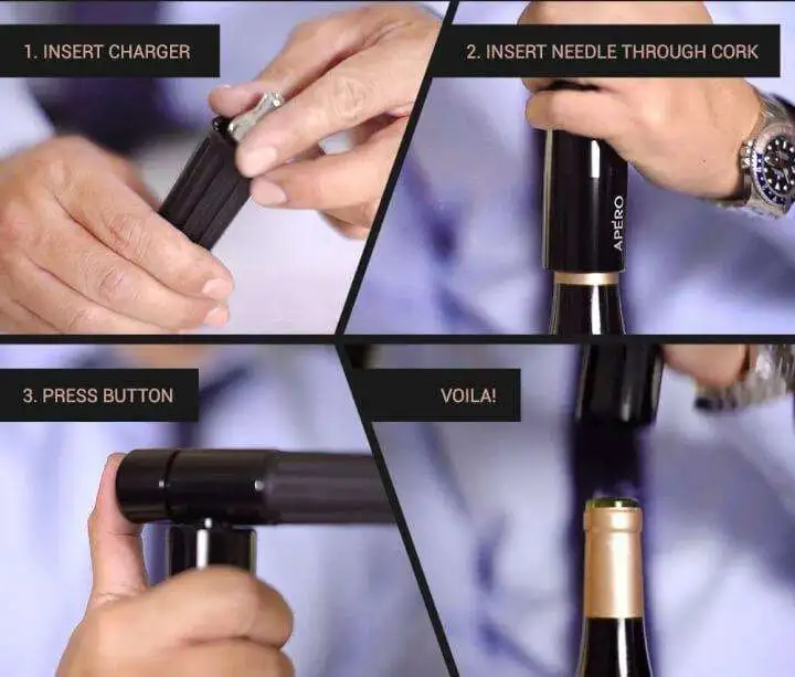 The Worlds Fastest Wine Opener