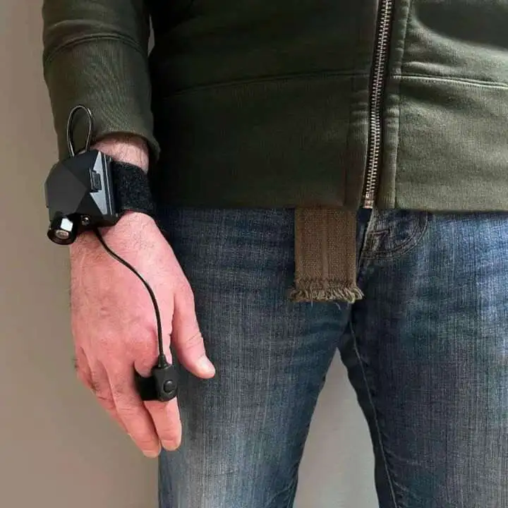 This Wrist Flashlight Can Be Operated With Just One Finger - This Wrist Flashlight Can Be Operated With Just One Finger This Wrist Flashlight Can Be Operated With Just One Finger
