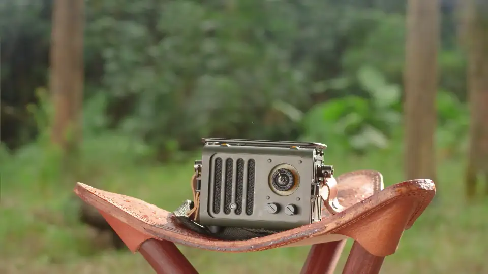 This rugged Bluetooth speaker provides loud stereo sound for outdoor adventures - This rugged Bluetooth speaker provides loud stereo sound for outdoor adventures This rugged Bluetooth speaker provides loud stereo sound for outdoor adventures