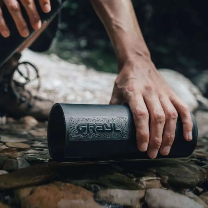 GRAYL UltraPress Hiking Bottle Turns Dirty Water Safe to Drink in 10 Seconds - UP CB FILL UP CB FILL
