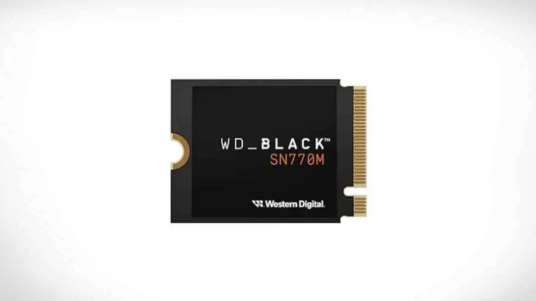 This WD_BLACK SN770M SSD boosts your handheld gaming with speeds up to 5,150MB/s - WD BLACK 500GB SN770M M.2 2230 NVMe SSD for Handheld Gaming Devices Speeds up to 5150MBs TLC 3D NAND Great for Steam Deck and Microsoft Surface WDBDNH5000ABK WRSN WD_BLACK 500GB SN770M M.2 2230 NVMe SSD for Handheld Gaming Devices, Speeds up to 5,150MB/s, TLC 3D NAND, Great for Steam Deck and Microsoft Surface - WDBDNH5000ABK-WRSN