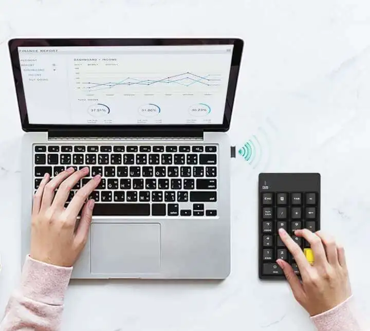 Wireless Numeric Pad for Laptop