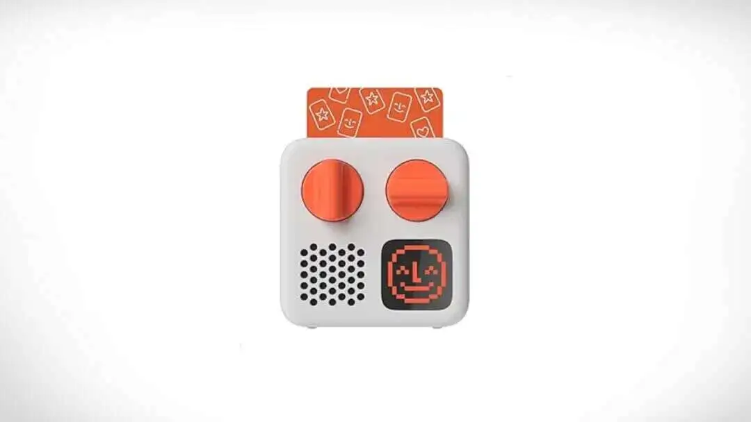 This Yoto Mini plays stories, music, and podcasts screen-free. - Yoto Mini 2024 Edition Make Your Own Card Kids Screen Free Bluetooth Audio Player All in 1 Travel Device Plays Stories Music Podcast Radio Ok to Wake Clock Use as Speaker or with Headphones Yoto Mini (2024 Edition) + Make Your Own Card – Kids Screen-Free Bluetooth Audio Player, All-in-1 Travel Device Plays Stories Music Podcast Radio Ok-to-Wake Clock, Use as Speaker or with Headphones