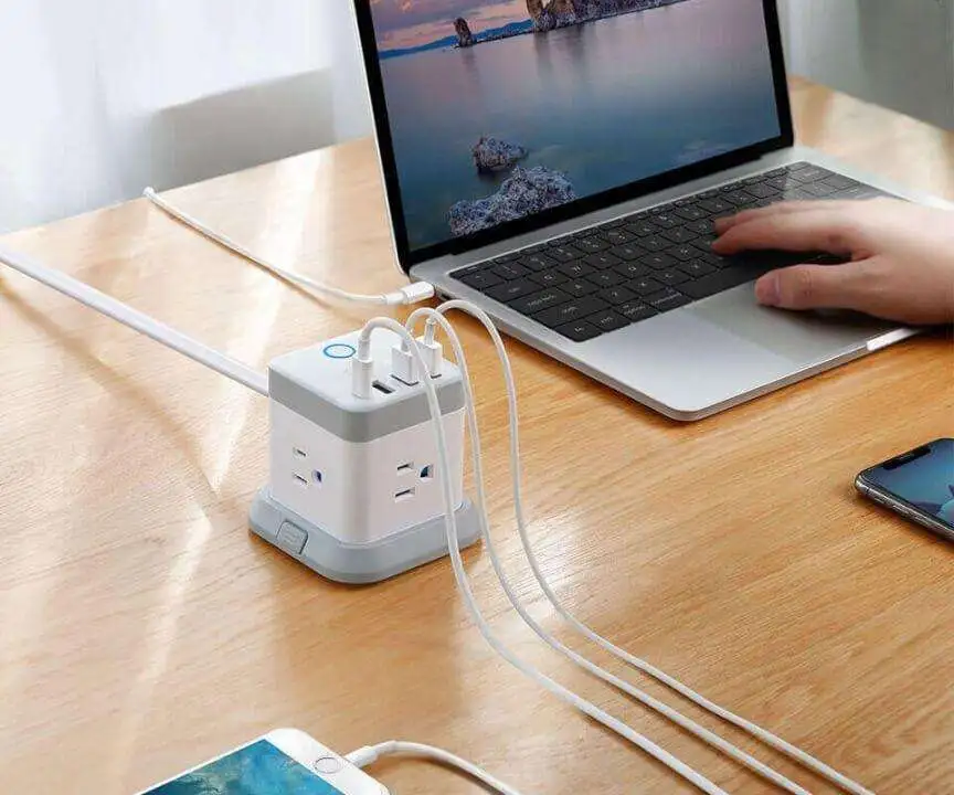 Bestek Mountable Power Strip Provides Multiple Ports in a Compact Form -