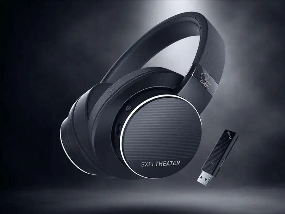 Creative SXFI Theater: Wireless Headset with Cinema-Like Audio Experience - hero sxfi theater hero sxfi theater