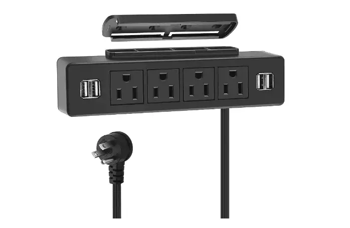 7 Under Desk Power Strip with USB Ports for Cleaner Desktop - image 13 5 image 13 5