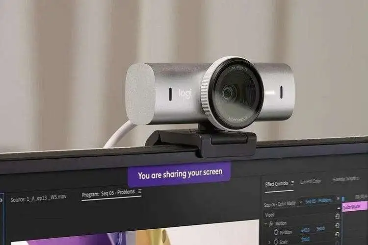 Logitech MX Brio Webcam Comes With 2X Finer Detail, Low Light Adjustment - logitech mx brio 1 logitech mx brio 1